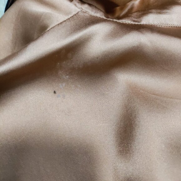 Intimissimi Soft Satin Piping Trim Short Sleeve Shirt & Shorts Pajama Set Size L - Picture 7 of 16